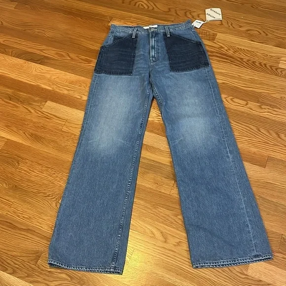 MOTHER The Patch Maven Heel Jeans Size 30 NWT - Picture 9 of 17